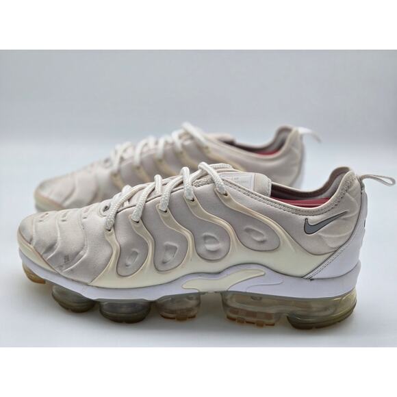 NIKE Air VaporMax Plus Men's White Ice Running Shoes Size: 10.5| 924453-100 - Picture 1 of 9